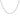 14k White Gold 22 " Rope Link Chain 2.70 mm