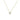 14k Yellow Gold Oval Diamond Necklace 0.55ct