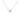 14k White Gold Heart Diamond Necklace 0.50ct