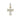 14k Yellow or White Gold Diamond Cross Pendant 1.43ct