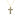 18K Yellow Gold Cross Diamond Pendant 0.26ct