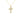 18K Yellow Gold Cross Diamond Pendant 0.44ct