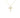 14K Yellow Gold Cross Pendant 0.47 ct