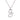 14k White Gold Large Diamond Initial "J" Pendant with Chain 1.03 Ctw