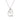 14k White Gold Large Diamond Initial "Q" Pendant with Chain 0.94 Ctw