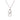 14k White Gold Small Diamond Initial "G" Pendant with Chain 0.85 Ctw